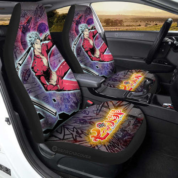 Ban Car Seat Covers Custom Seven Deadly Sins Anime Galaxy Manga Style - Gearcarcover - 1