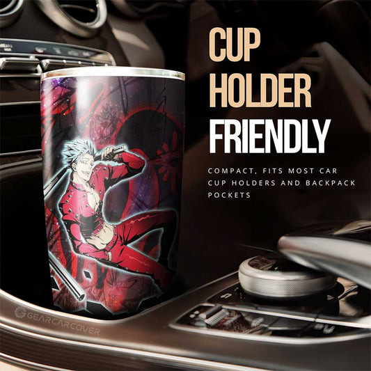 Ban Tumbler Cup Custom Seven Deadly Sins Anime Galaxy Manga Style - Gearcarcover - 2