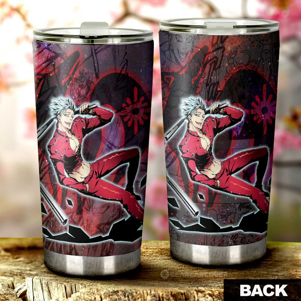 Ban Tumbler Cup Custom Seven Deadly Sins Anime Galaxy Manga Style - Gearcarcover - 3