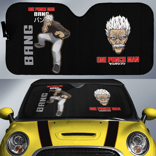Bang Car Sunshade Custom One Punch Man Anime Car Interior Accessories - Gearcarcover - 1