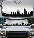 Barcelona Skyline Car Sunshade Custom Car Accessories - Gearcarcover - 1