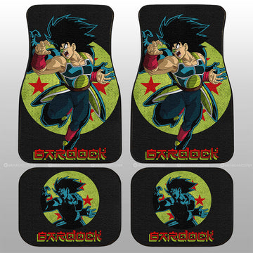 Bardock Car Floor Mats Custom Dragon Ball Anime Car Accessories - Gearcarcover - 1