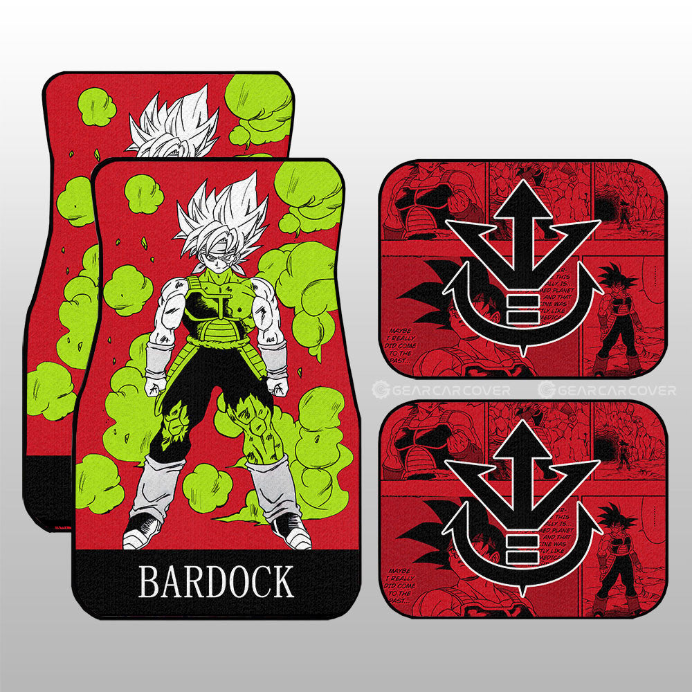 Bardock Car Floor Mats Custom Dragon Ball Anime Manga Color Style - Gearcarcover - 1