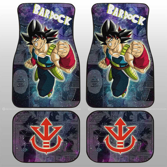 Bardock Car Floor Mats Custom Galaxy Style Dragon Ball Anime Car Accessories - Gearcarcover - 2