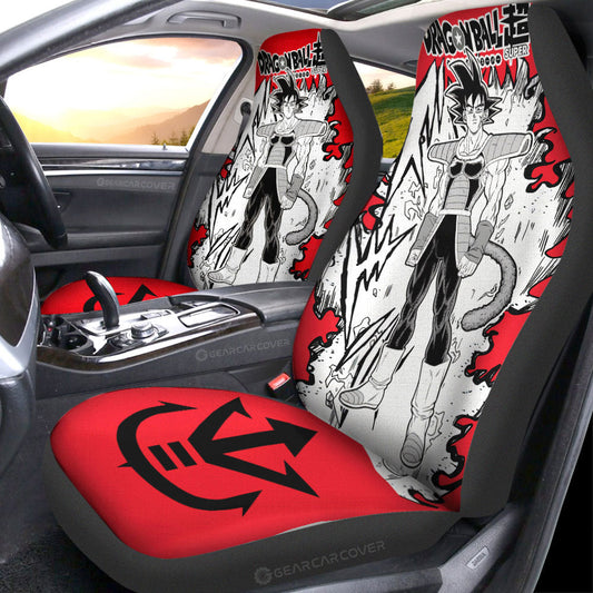 Bardock Car Seat Covers Custom Dragon Ball Anime Car Accessories - Gearcarcover - 1