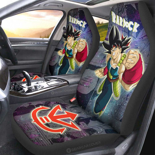 Bardock Car Seat Covers Custom Dragon Ball Anime Car Accessories Manga Galaxy Style - Gearcarcover - 2