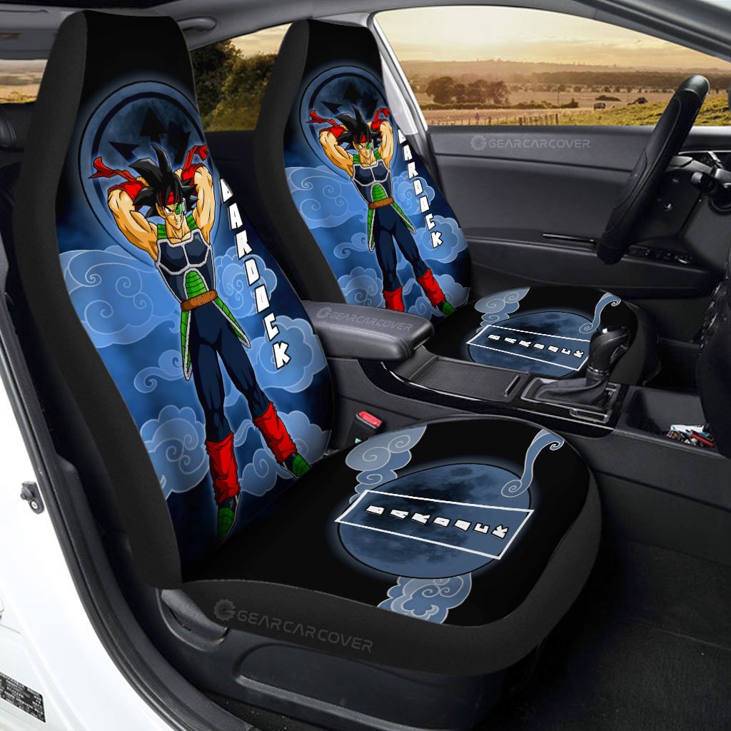Bardock Car Seat Covers Custom Dragon Ball Anime Car Interior Accessories - Gearcarcover - 1