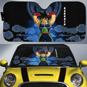 Bardock Car Sunshade Custom Dragon Ball Anime Car Accessories - Gearcarcover - 1