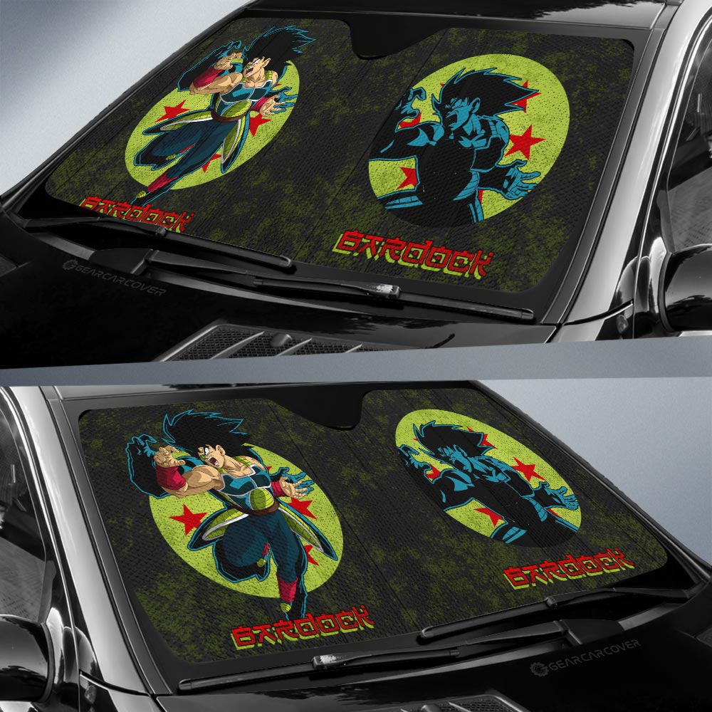 Bardock Car Sunshade Custom Dragon Ball Anime Car Interior Accessories - Gearcarcover - 3