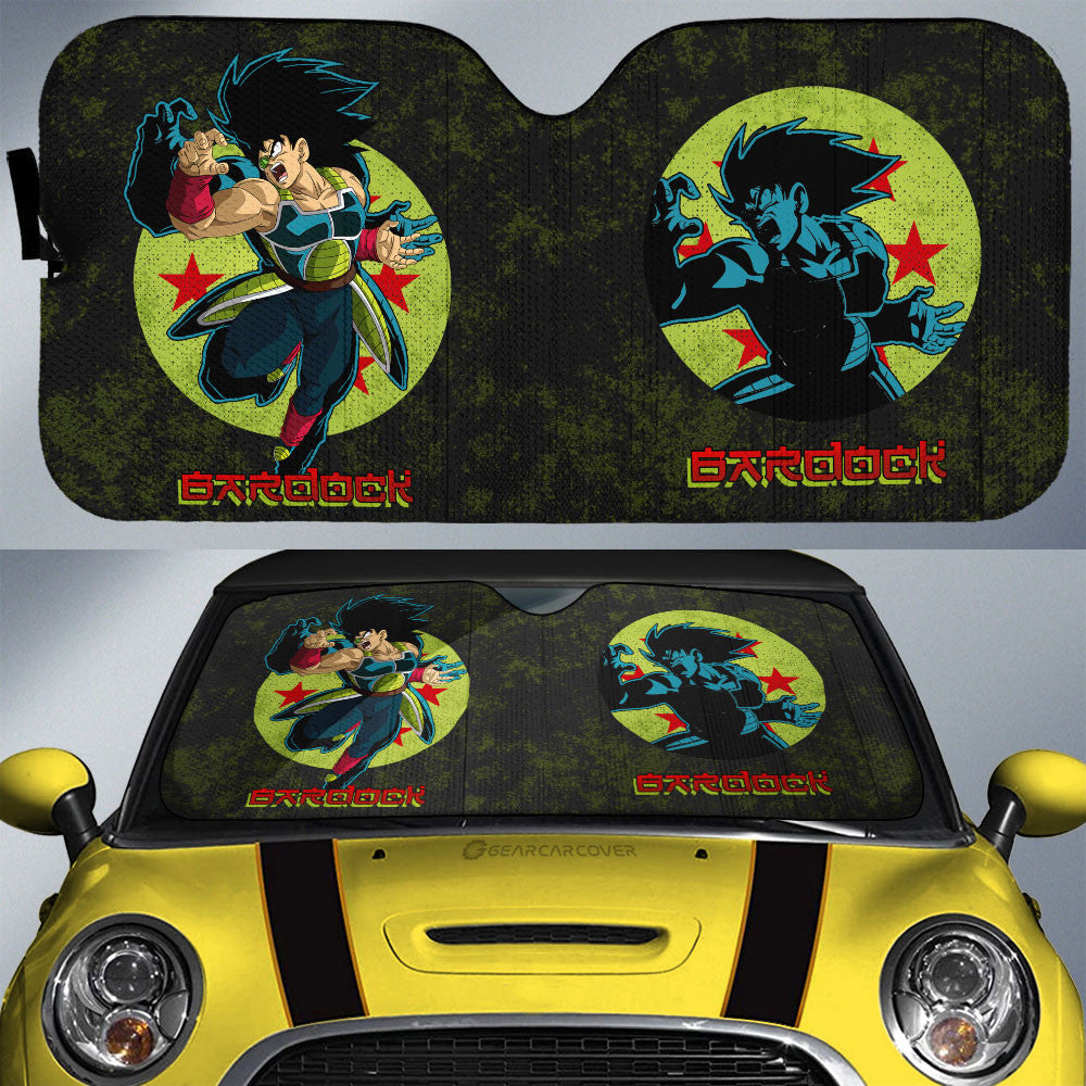 Bardock Car Sunshade Custom Dragon Ball Anime Car Interior Accessories - Gearcarcover - 1