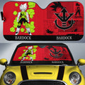 Bardock Car Sunshade Custom Dragon Ball Anime Manga Color Style - Gearcarcover - 1