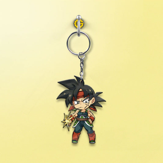 Bardock Keychain Custom Dragon Ball Anime Car Accessories - Gearcarcover - 2