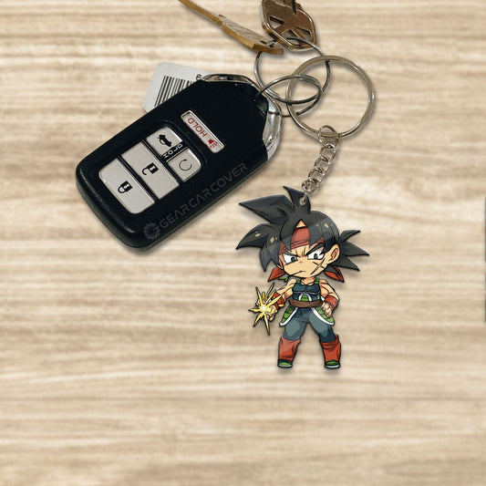 Bardock Keychain Custom Dragon Ball Anime Car Accessories - Gearcarcover - 1