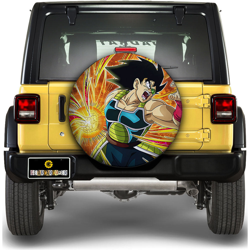 Bardock Spare Tire Cover Custom Dragon Ball Anime Car Accessoriess - Gearcarcover - 1