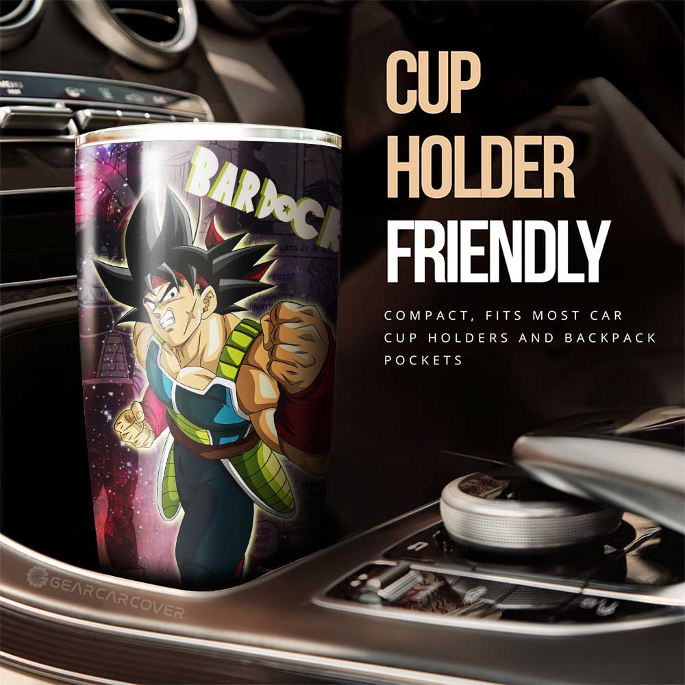 Bardock Tumbler Cup Custom Dragon Ball Anime Car Accessories Manga Galaxy Style - Gearcarcover - 2