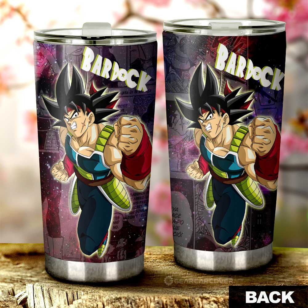 Bardock Tumbler Cup Custom Dragon Ball Anime Car Accessories Manga Galaxy Style - Gearcarcover - 3