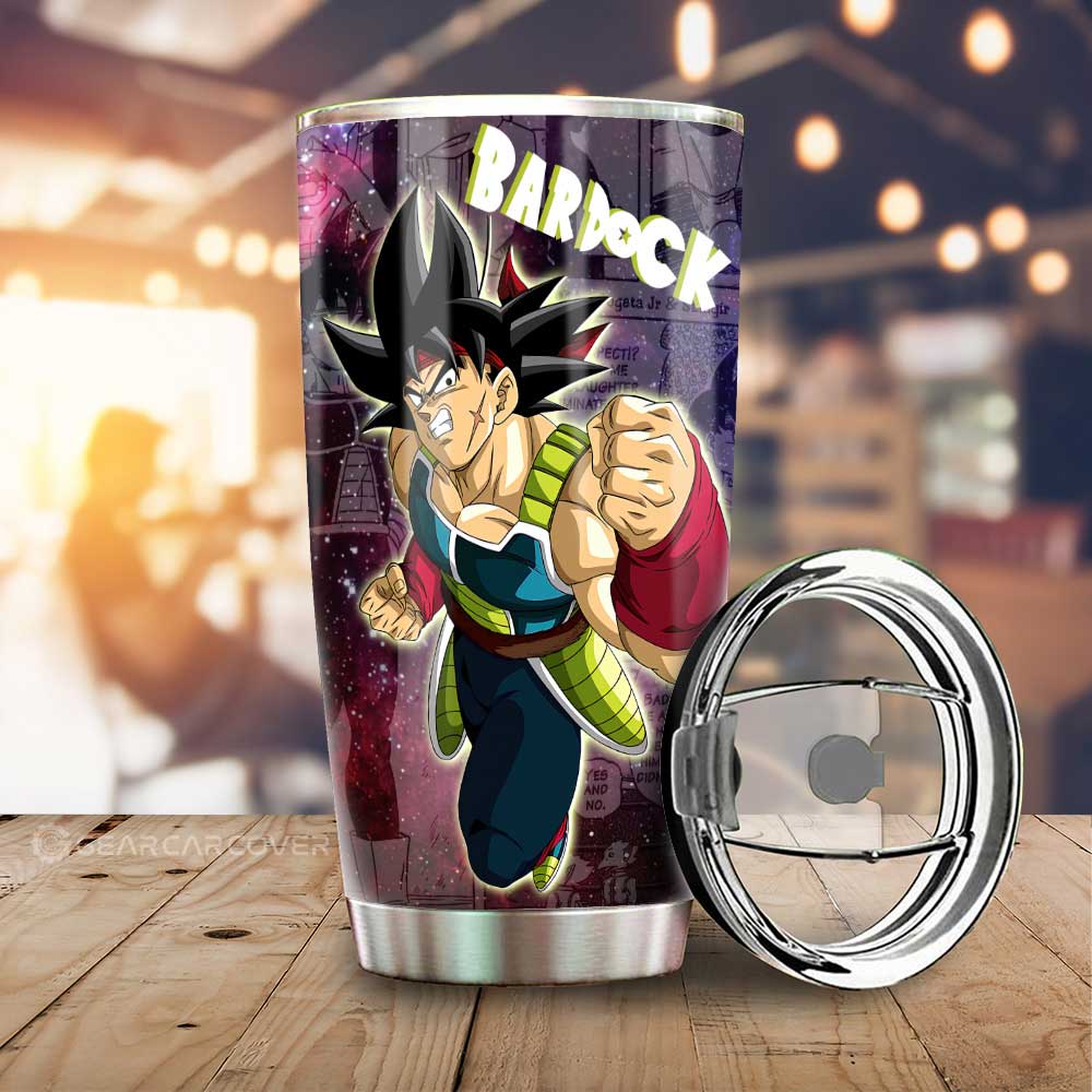 Bardock Tumbler Cup Custom Dragon Ball Anime Car Accessories Manga Galaxy Style - Gearcarcover - 1