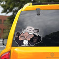 Bartholomew Kuma Hitting Glass Car Sticker Custom One Piece Anime Car Accessories For Anime Fans - Gearcarcover - 3