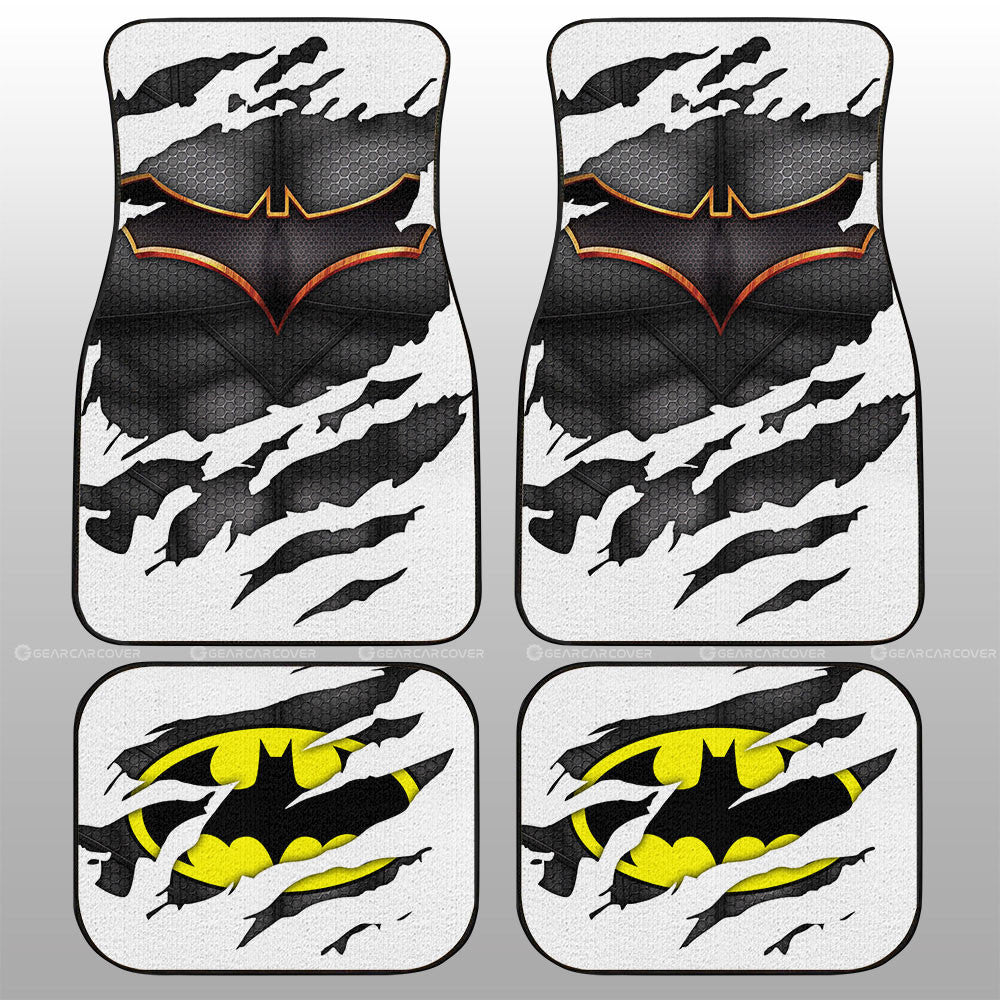 Batman Car Floor Mats Custom Uniform Car Accessories - Gearcarcover - 1