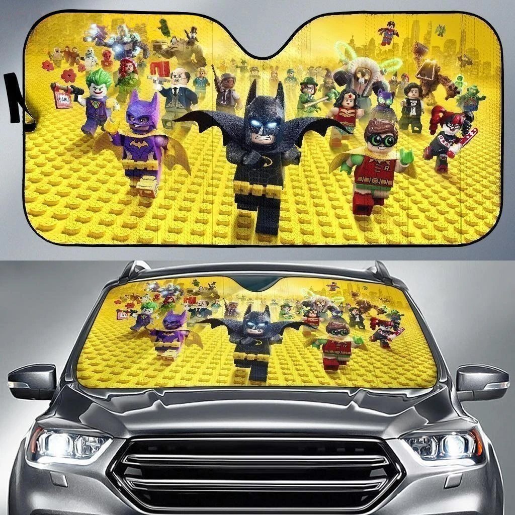 Batman Car Sunshade Custom Lego Car Interior Accessories - Gearcarcover - 1