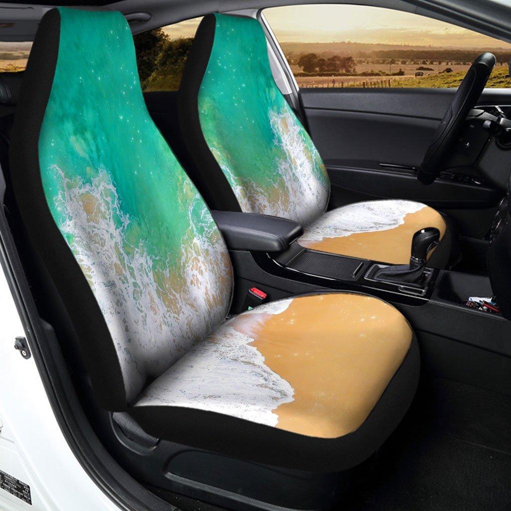 Beach Car Seat Covers Custom Car Accessories For Sea Lover - Gearcarcover - 2