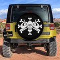 Beast Pirates Flag Spare Tire Covers Custom One Piece Anime Car Accessories - Gearcarcover - 3