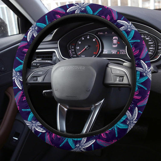 Beautiful Dragonfly Steering Wheel Covers Custom Dragonfly Car Accessories - Gearcarcover - 2