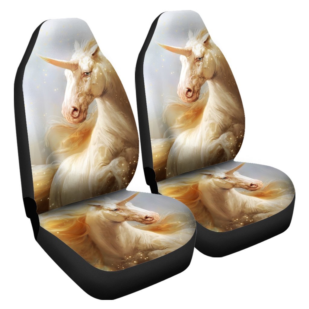 Beautiful Unicorn Car Seat Covers Custom Unicorn Car Accessories - Gearcarcover - 4
