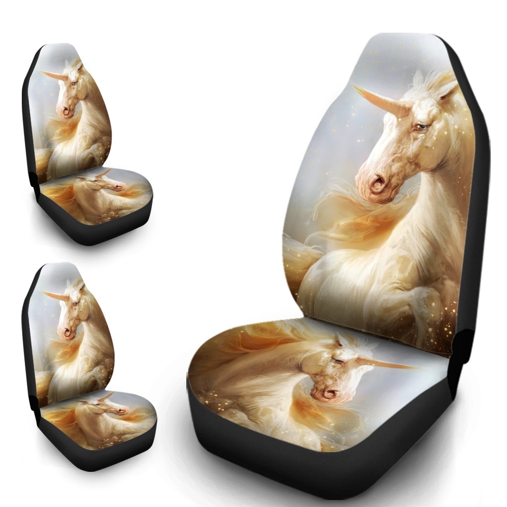 Beautiful Unicorn Car Seat Covers Custom Unicorn Car Accessories - Gearcarcover - 1