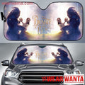 Beauty And The Beast Car Sunshade Custom Lovely Car Interior Accessories - Gearcarcover - 2