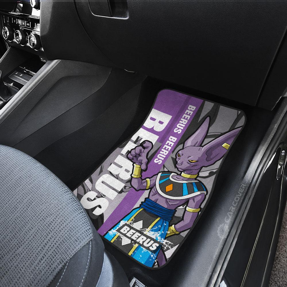 Beerus Car Floor Mats Custom Dragon Ball Anime Car Accessories - Gearcarcover - 4