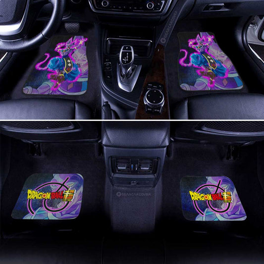 Beerus Car Floor Mats Custom Dragon Ball Anime Car Accessories - Gearcarcover - 2