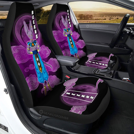 Beerus Car Seat Covers Custom Anime Dragon Ball Car Accessories - Gearcarcover - 1