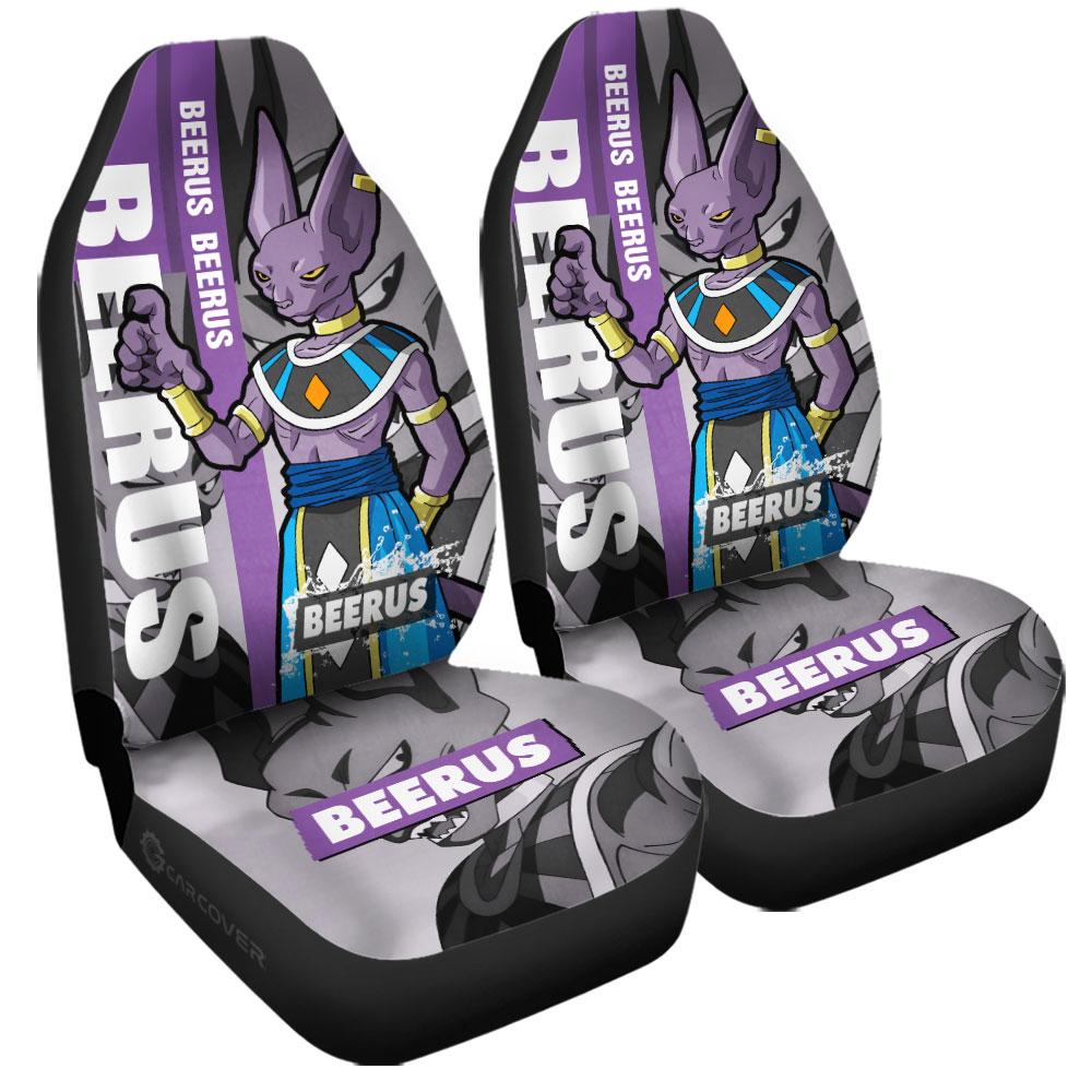 Beerus Car Seat Covers Custom Dragon Ball Anime Car Accessories - Gearcarcover - 3