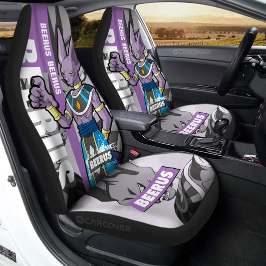 Beerus Car Seat Covers Custom Dragon Ball Anime Car Accessories - Gearcarcover - 1