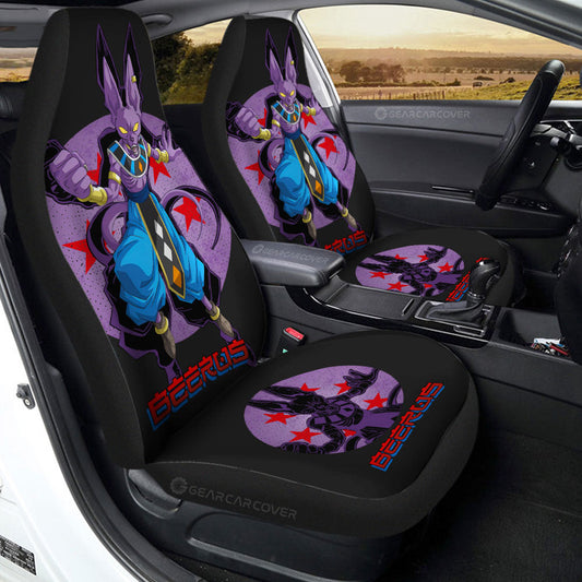 Beerus Car Seat Covers Custom Dragon Ball Anime Car Accessories - Gearcarcover - 2