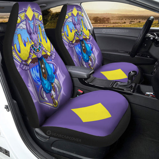 Beerus Car Seat Covers Custom Dragon Ball Car Interior Accessories - Gearcarcover - 2