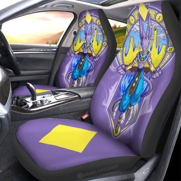 Beerus Car Seat Covers Custom Dragon Ball Car Interior Accessories - Gearcarcover - 1