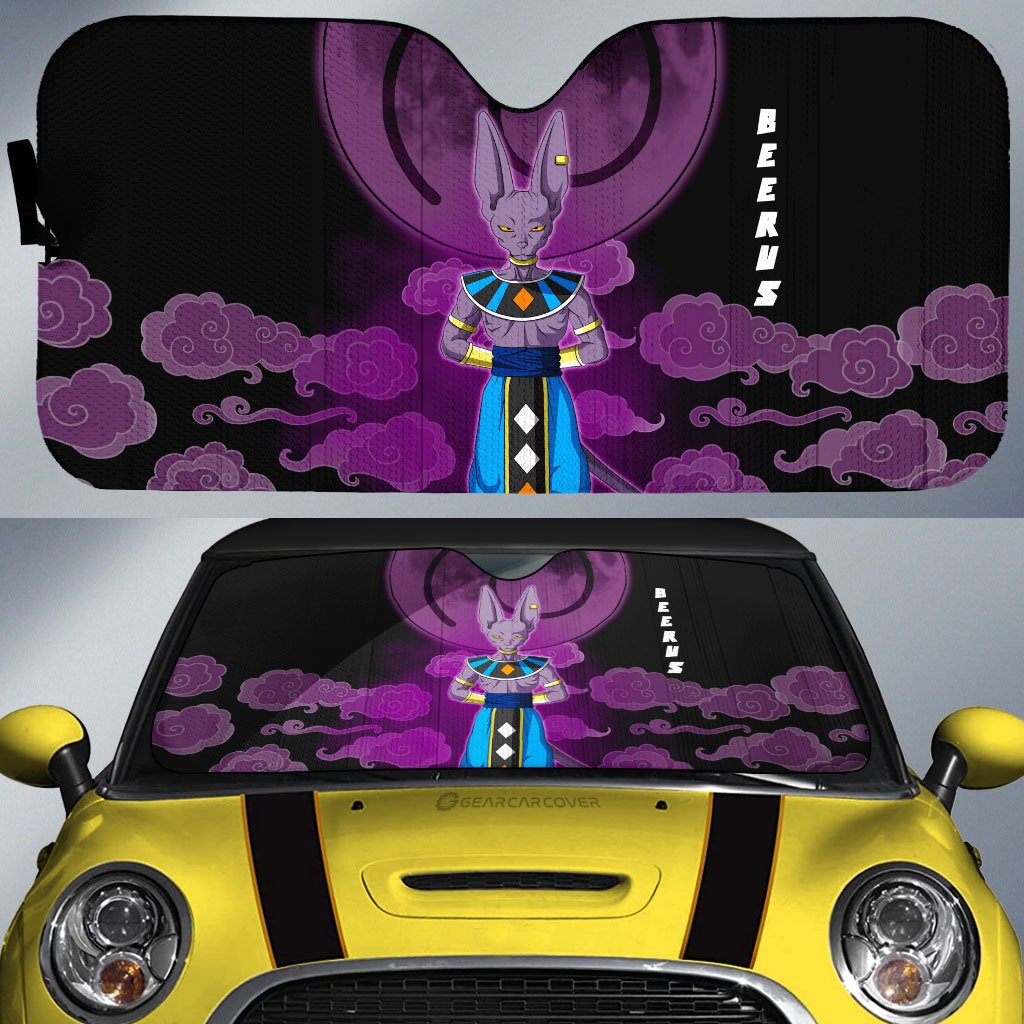 Beerus Car Sunshade Custom Anime Dragon Ball Car Accessories - Gearcarcover - 1