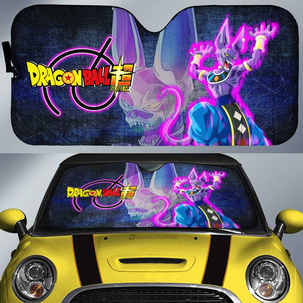 Beerus Car Sunshade Custom Dragon Ball Anime Car Interior Accessories - Gearcarcover - 1