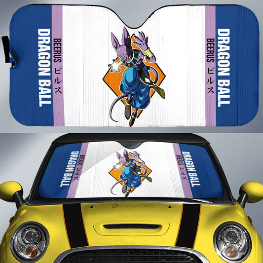 Beerus Car Sunshade Custom Dragon Ball Car Accessories For Anime Fans - Gearcarcover - 1