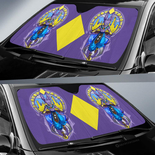 Beerus Car Sunshade Custom Dragon Ball Car Interior Accessories - Gearcarcover - 2