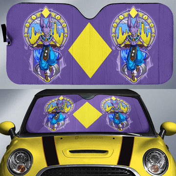 Beerus Car Sunshade Custom Dragon Ball Car Interior Accessories - Gearcarcover - 1