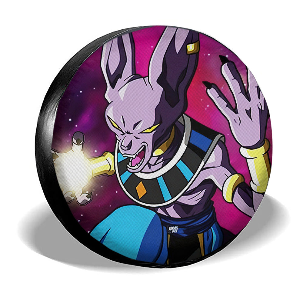 Beerus Spare Tire Covers Custom Dragon Ball Anime Car Accessories - Gearcarcover - 2