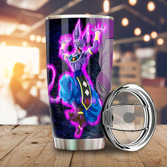 Beerus Tumbler Cup Custom Dragon Ball Anime Car Interior Accessories - Gearcarcover - 1