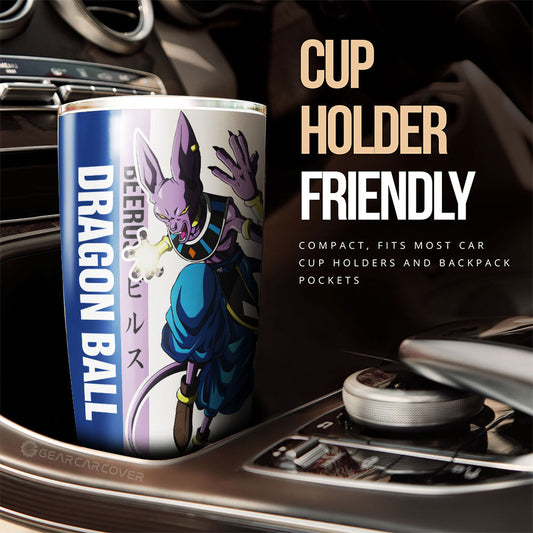 Beerus Tumbler Cup Custom Dragon Ball Car Accessories For Anime Fans - Gearcarcover - 2