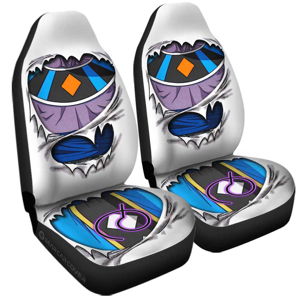 Beerus Uniform Car Seat Covers Custom Dragon Ball Anime - Gearcarcover - 3