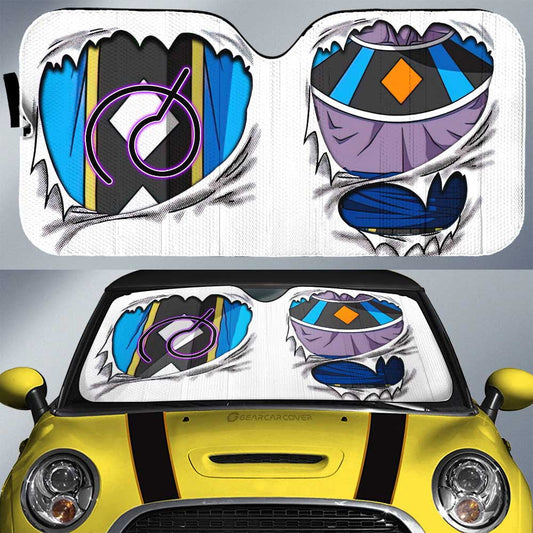 Beerus Uniform Car Sunshade Custom Dragon Ball Anime - Gearcarcover - 1