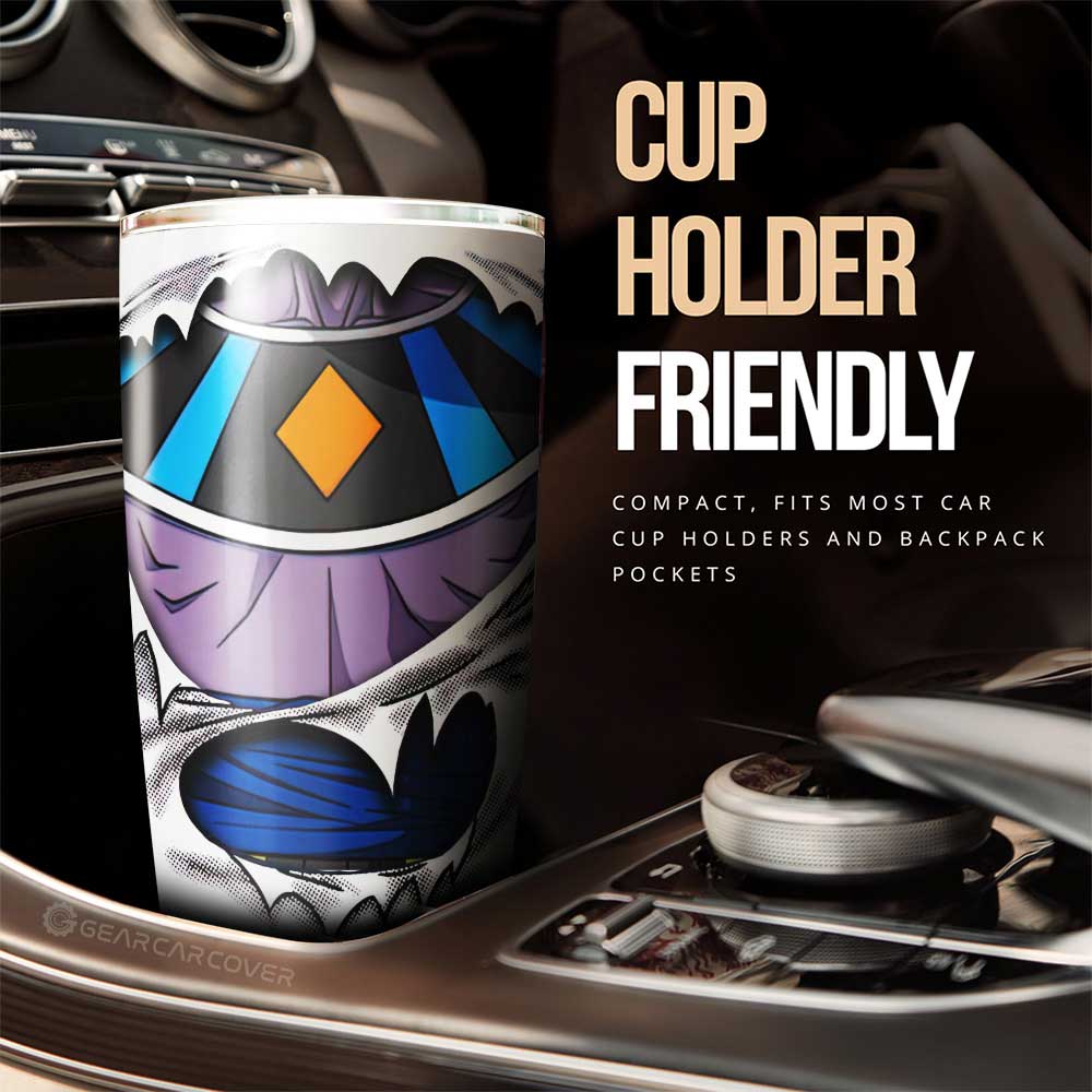 Beerus Uniform Tumbler Cup Custom Dragon Ball Anime - Gearcarcover - 2