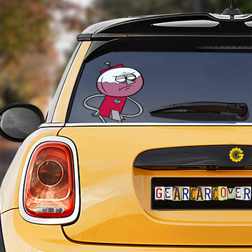 Benson Car Sticker Custom Regular Show Cartoon - Gearcarcover - 1